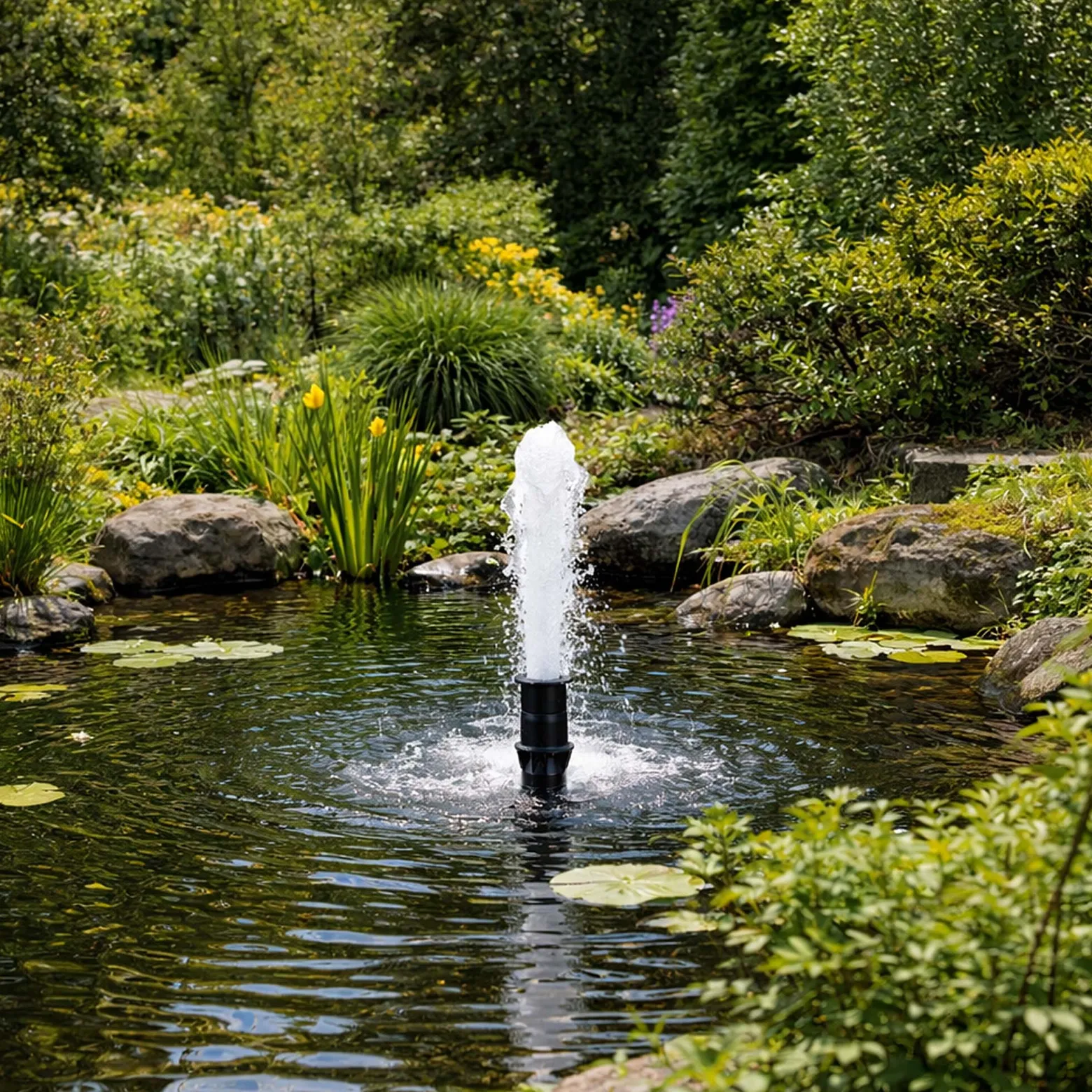 SunSun Ersatzteil für Springbrunnenpumpe Schaumdüse, für Teichpumpe in Gartenteich oder Flachwasser Gewässern, effiziente Springbrunnen
