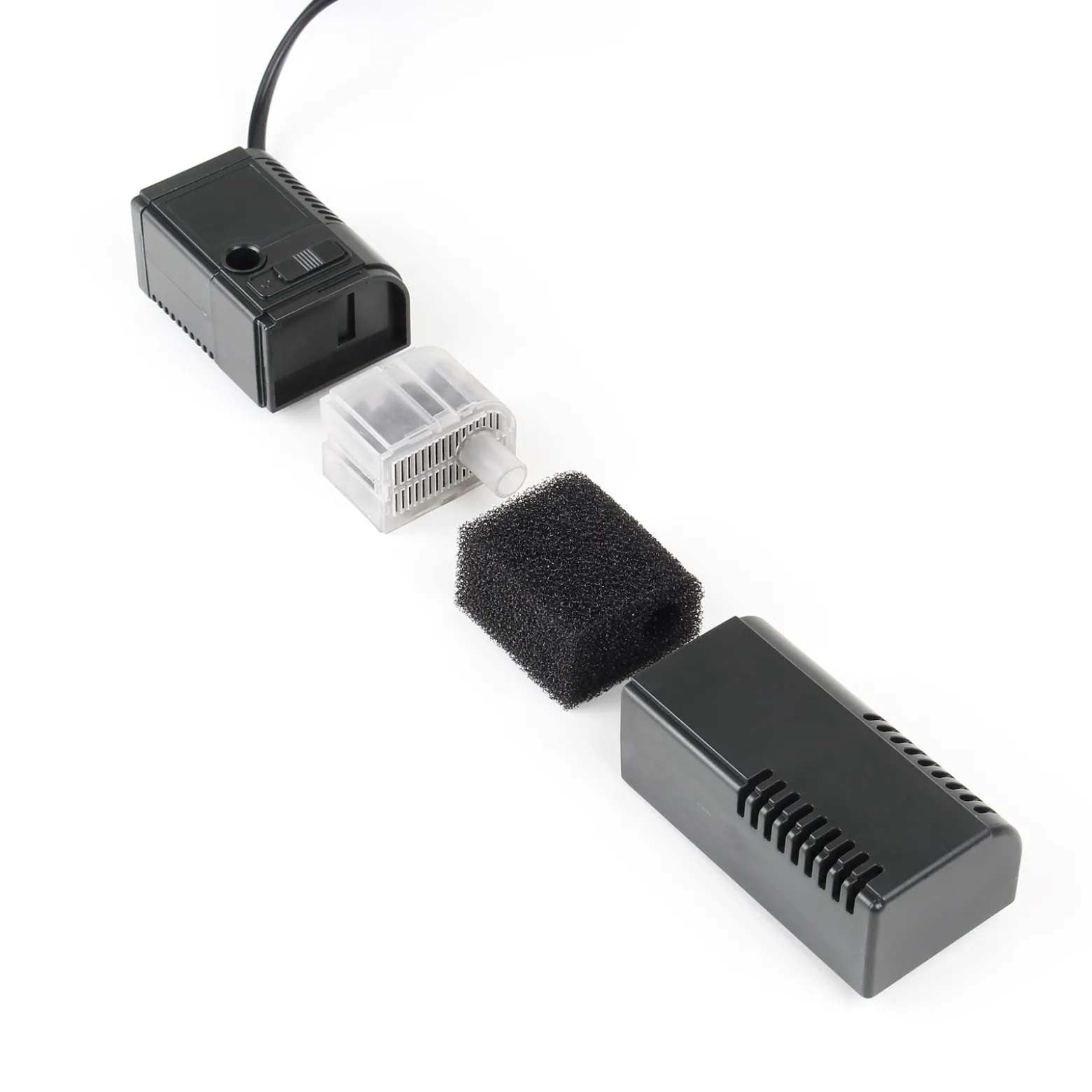 SunSun HJ-311B Innenfilter Aquarium mit Pumpe 300l/h 2W Filterpumpe für kleines Aquarium bis 40 Liter