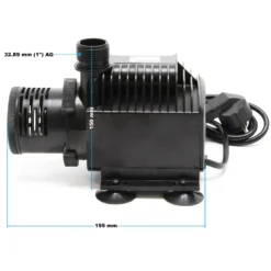 SunSun HJ-5000 ECO Teichpumpe SET 4000 l/h / 65 W Filterpumpe Bachlaufpumpe für Koiteiche Gartenteichpumpe Teichfilterpumpe Umwälzpumpe