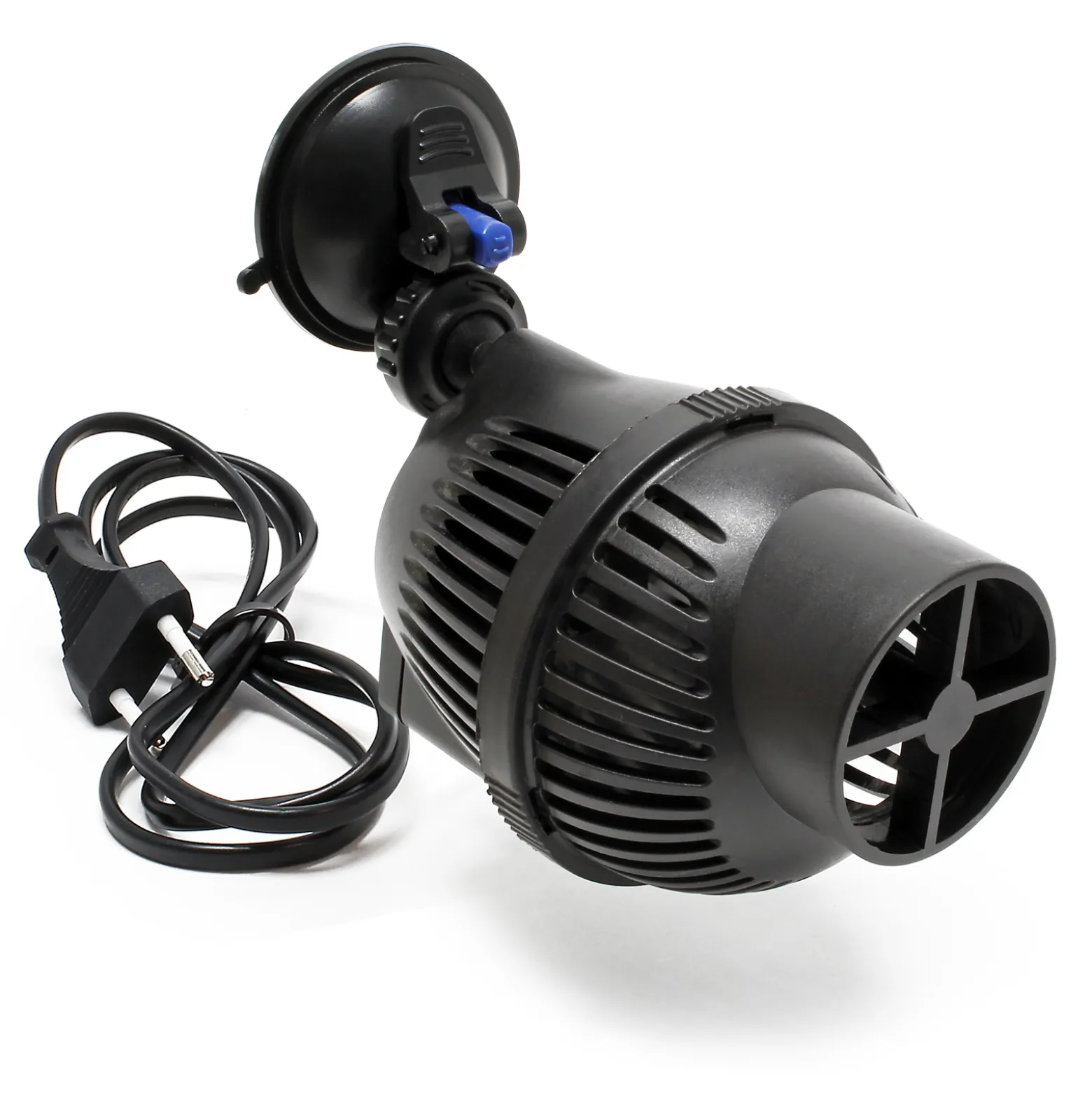 SunSun JVP-102A Strömungspumpe 5000 l/h 12 W Aquarium Pumpe mit 1 schwenkbaren Düse und Saugnapf zur einfachen Befestigung