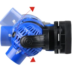 SunSun JVP-133 Strömungspumpe 10000 l/h 16 W Aquarium Pumpe mit 1 schwenkbaren Düse, Magnethalter zur einfachen Befestigung und Durchflussregler