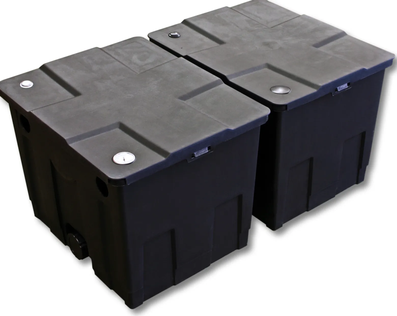 SunSun Komplettset: CBF-350B Teichfilter bis 60000 L Teichfilteranlage als Durchlauffilter, CTF-6000 SuperECO Teichpumpe 6000l/h 40W, CUV-218 Teichklärer UVC Klärer mit 18W