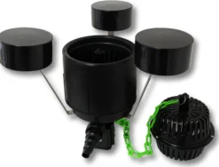 SunSun Komplettset: CBF-350C Teichfilter bis 90000 L Teichfilteranlage, CTF-12000 Teichpumpe 12000l/h 100W, CUV-272 Teichklärer 72W, 25m Teichschlauch 25 mm, CSP-250 Skimmer 2500l/h 45W, Y-Verteiler