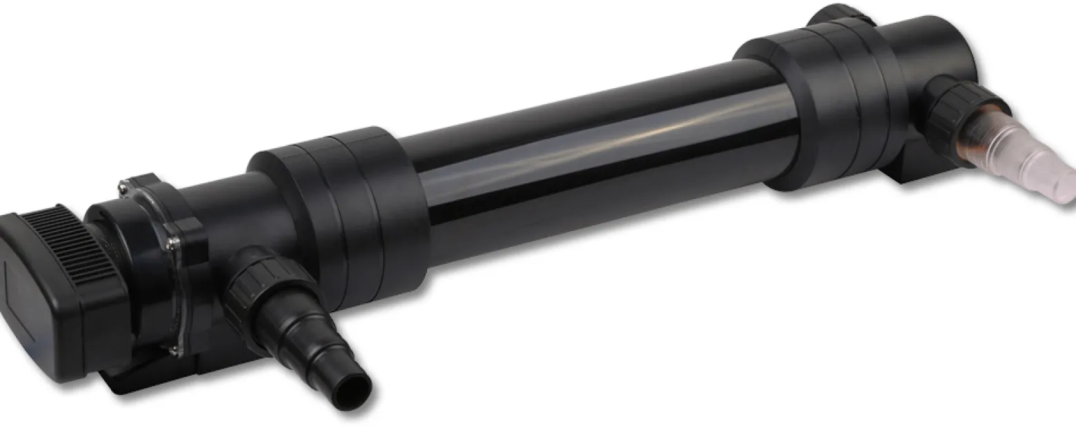 SunSun Komplettset: CBF-350C Teichfilter bis 90000 L Teichfilteranlage als Durchlauffilter, CUV-636 Teichklärer UVC Klärer mit 36 Watt UV-C Leistung