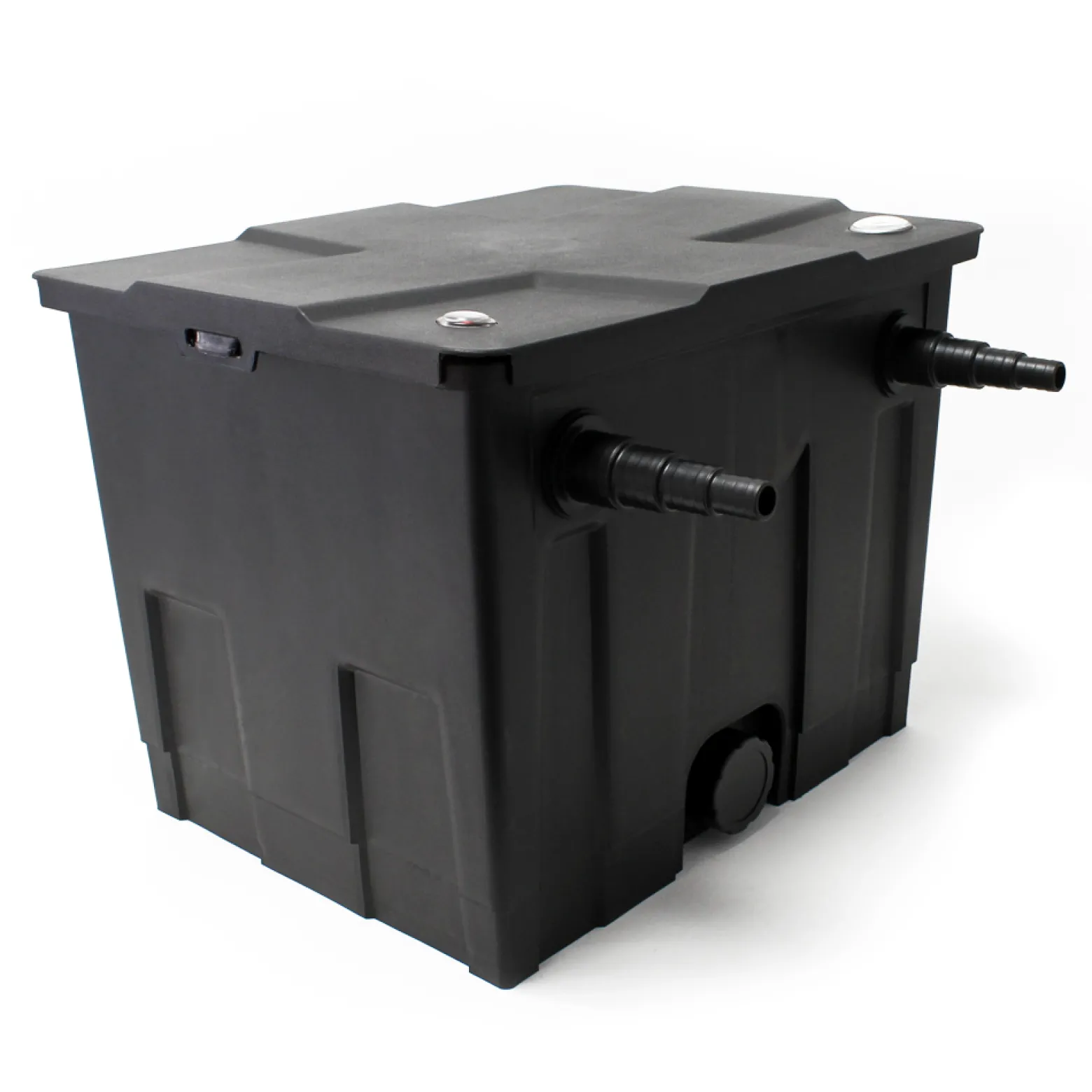 SunSun Komplettset: CBF-350 Teichfilter bis 12000 L Teichfilteranlage als Durchlauffilter, CTF-8000 SuperECO Teichpumpe 8000l/h 70W, CUV-318 Teichklärer UVC Klärer mit 18W