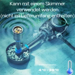 SunSun NEO-12000 SuperECO Teichpumpe 12.000 l/h / 100 W, energiesparende Filterpumpe, Bachlaufpumpe für Koiteiche, Umwälzpumpe, Skimmerpumpe, Gartenteichpumpe