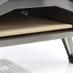 Toboli Pizzastein für Gasofen 330x330mm rechteckig aus Cordierit bis 500°C für knusprigen Pizzaboden