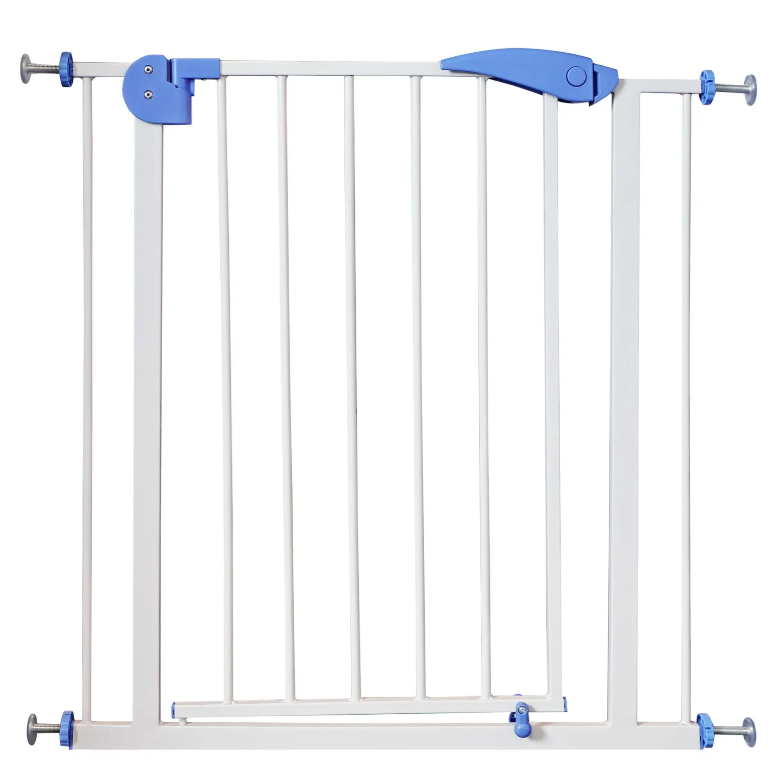 Toboli verstellbares Treppenschutzgitter 75-82 cm, Türschutzgitter ohne Bohren, Treppengitter für Kinder und Tiere