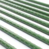 Toboli 10x Pflanzstäbe grün 90 cm Ø 11 mm Rankstäbe aus Metall und Kunststoff, Pflanzstangen für Tomaten und Kletterpflanzen