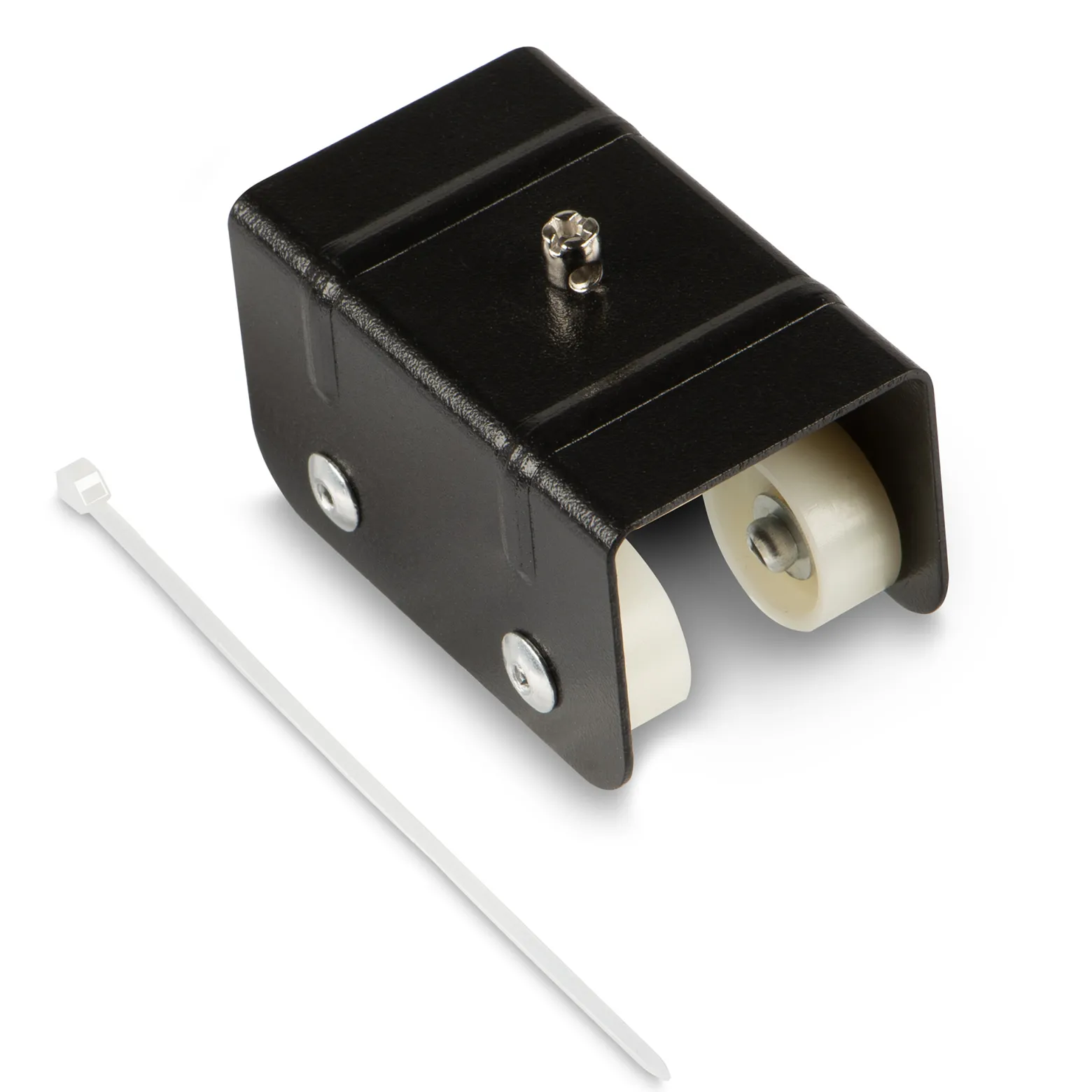 Walimex Kabelwagen für Deckenschienensystem - 60 x 40 x 50 mm - mit 4 Rädern und Kabelbinder - für Schienen System für Lampen Lichtquellen Kameras Studio Equipment