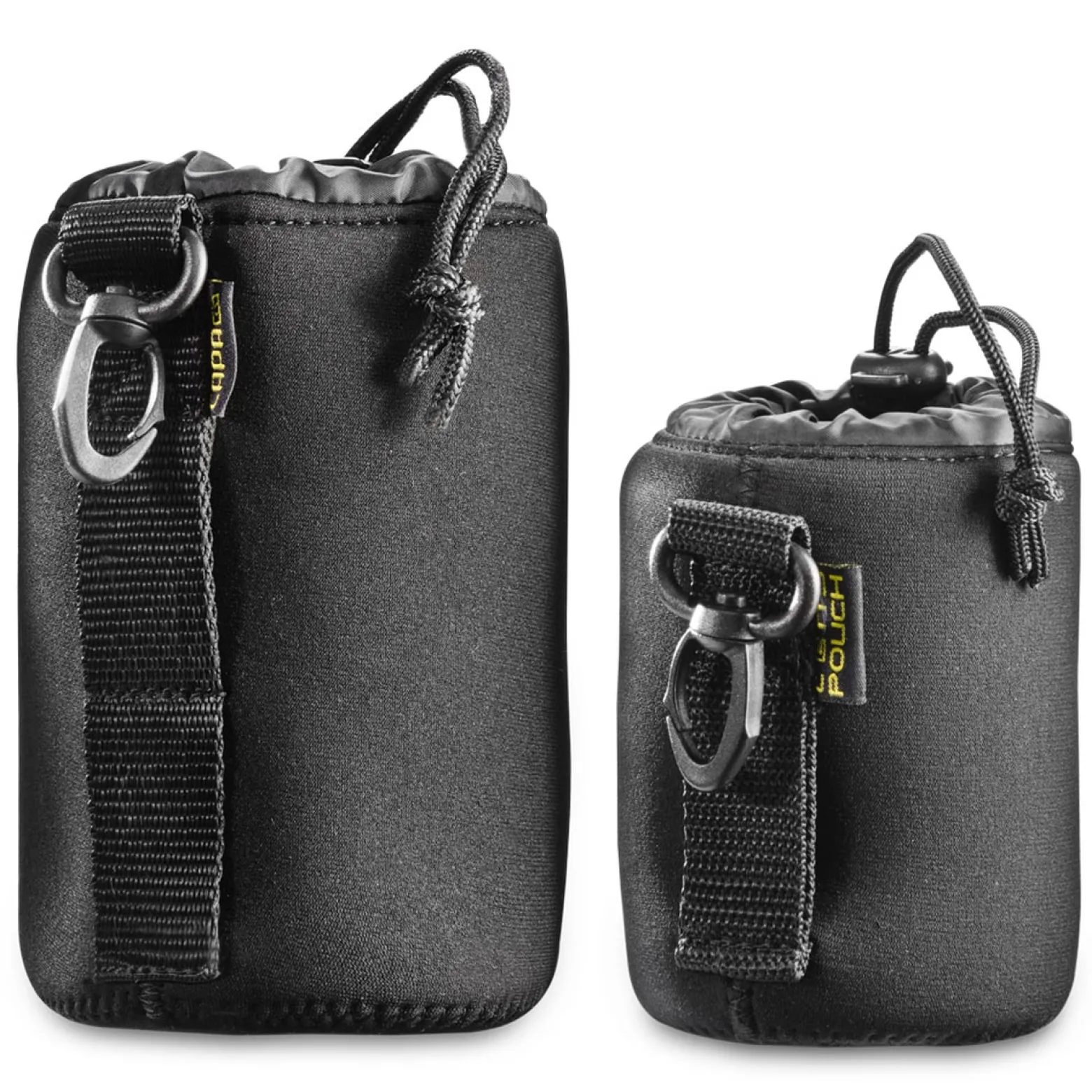 Walimex Objektivbeutel-Set NEO11 Modell 300 Set aus Größe S und M Neopren Objektivtaschen, Schutzbeutel für Kameraobjektiv