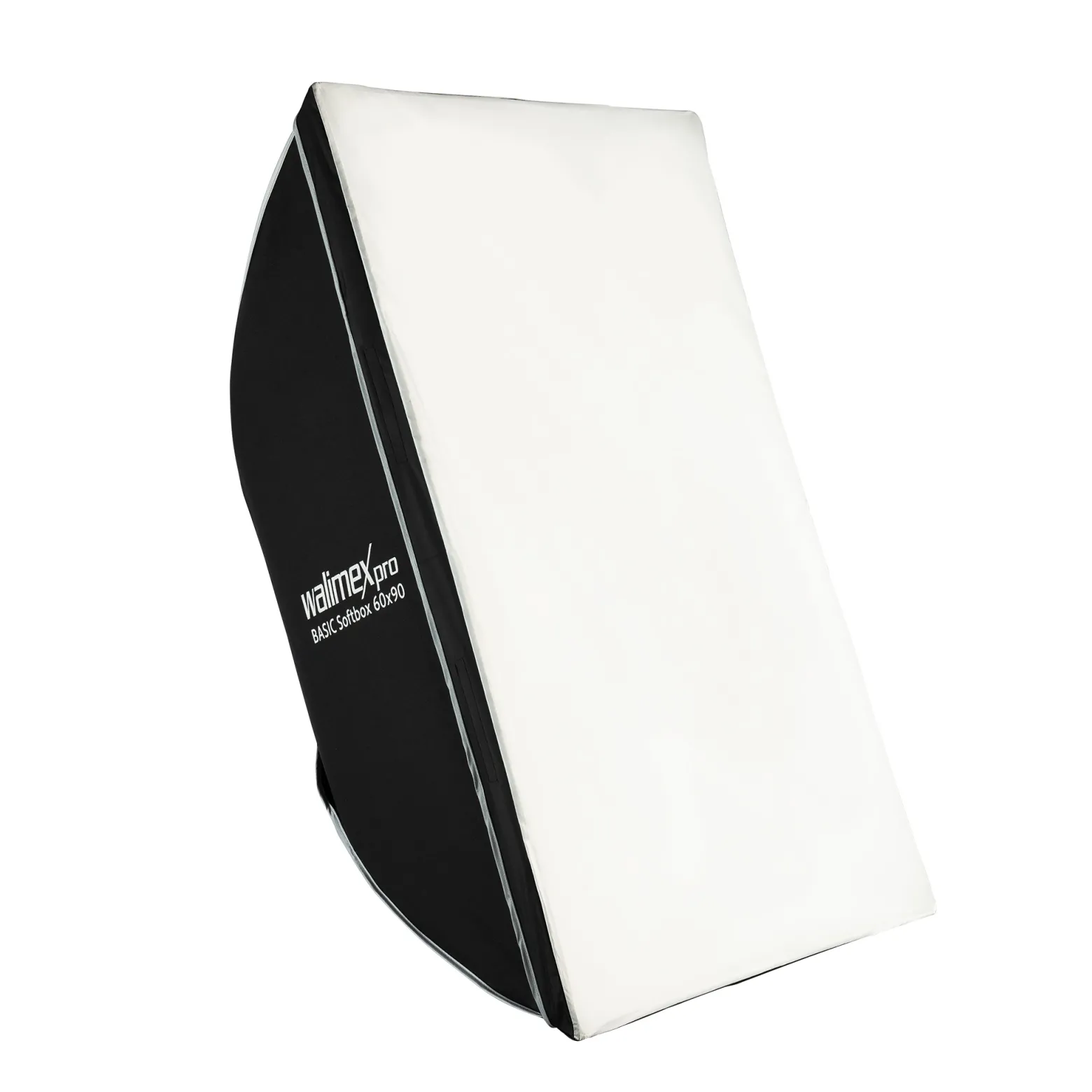 Walimex pro Basic Softbox 60 x 90 cm, um 360° drehbar, inkl Front- und Zwischendiffusor, Bowens Adapter, Transporttasche, Soft Box für Fotostudio, ideal für professionelles Studiolicht
