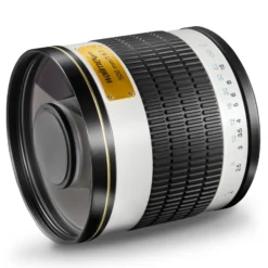 Walimex pro 500/6,3 DSLR Spiegel Objektiv kompatibel mit Sony E, Kameraobjektiv mit 500 mm Brennweite, Spiegelobjektiv für Vollformat und APS-C Kamera, hochwertiges Kamera Equipment