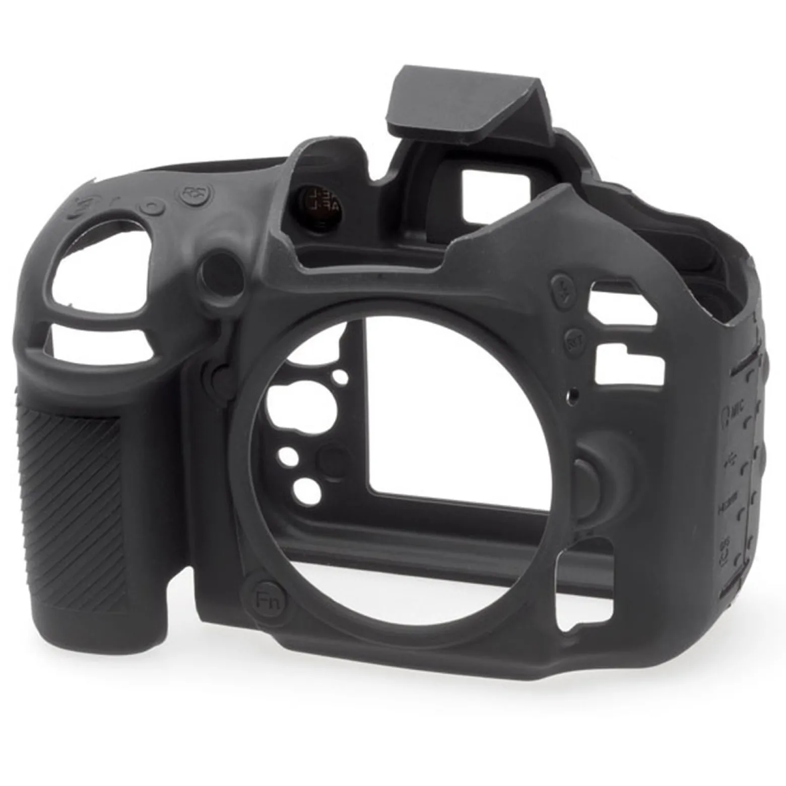 Walimex pro easyCover kompatibel mit Nikon D600 / D610 – angenehm griffige Silikon-Schutzhülle, Kamera-Abdeckung - passgenau, uneingeschränkte Bedienbarkeit