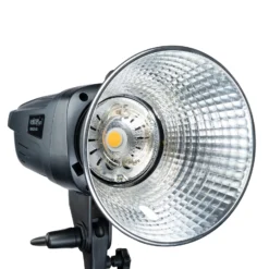 Walimex pro Emerger 400 Studioblitz mit 400 Ws Blitzleistung, Blitzgerät mit 2,4 GHz Funk, Fotoblitz mit kurzer Wiederaufladezeit, Blitzleuchte mit dimmbarem LED-Einstelllicht