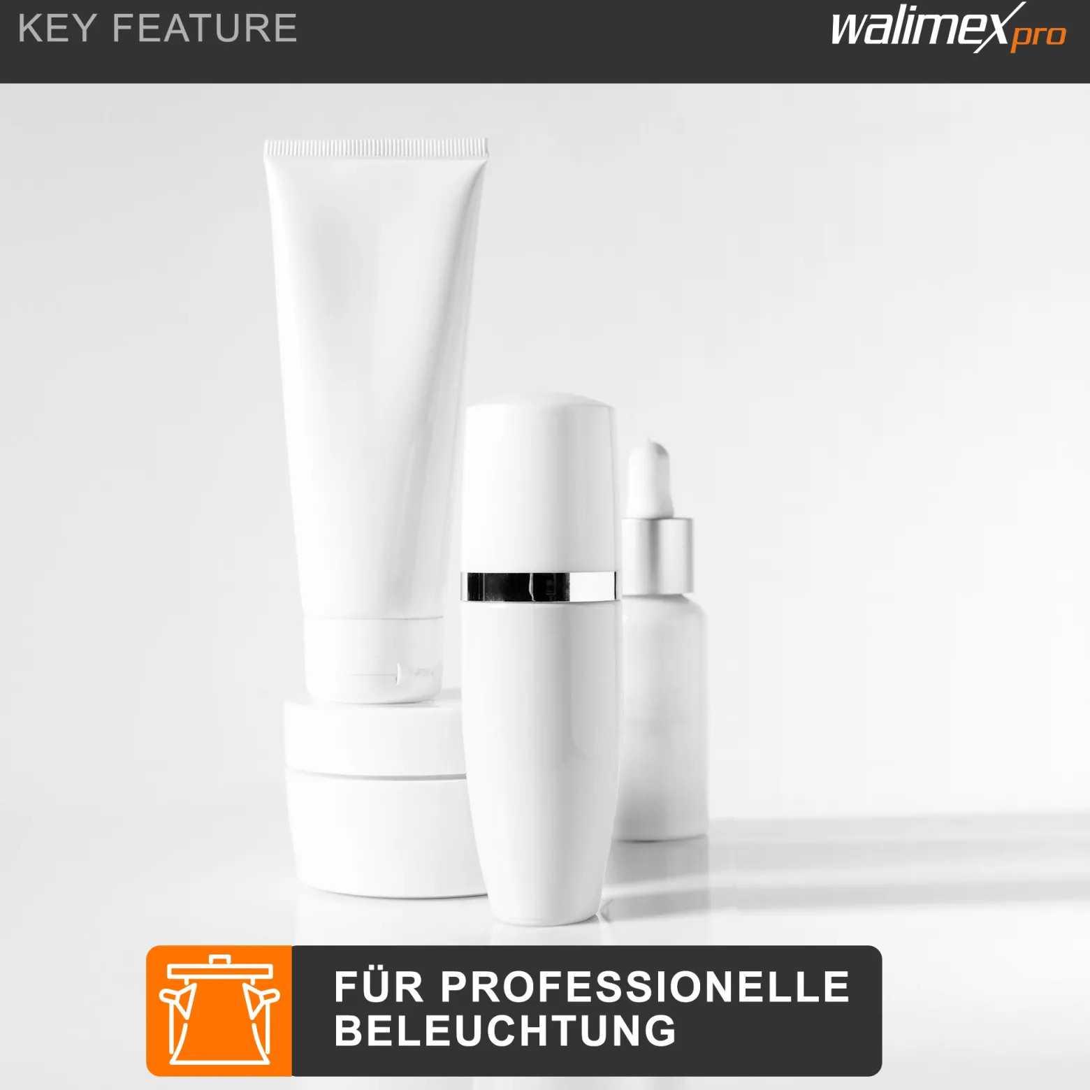 Walimex pro Fototisch Tavola Aufnahmehöhe 28 cm, Aufnametisch für Produktfotografie mit Diffusionsoberfläche, bis 5 kg Traglast, Fotostudio Hintergrund für professionelle Bilder