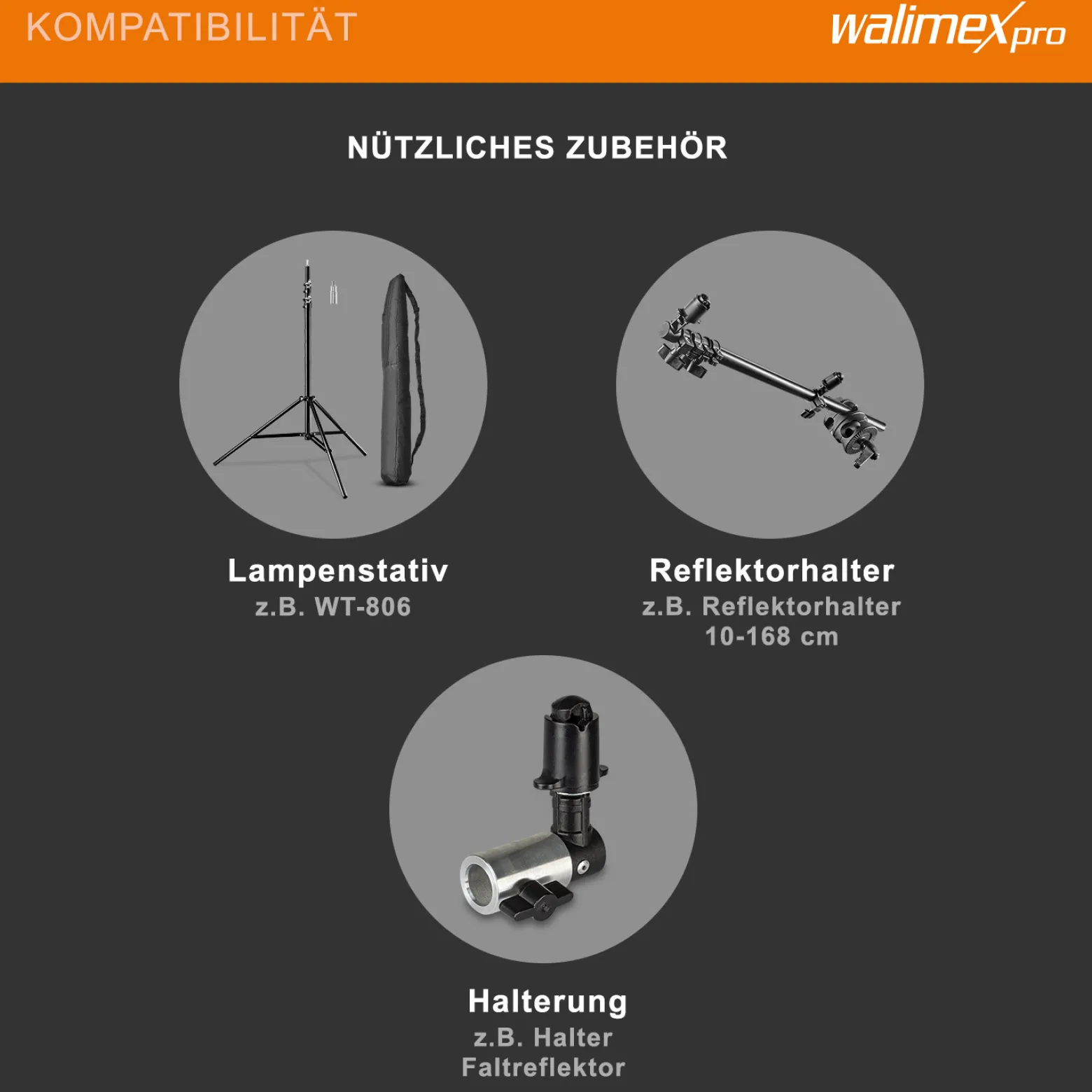 Walimex pro 2 in 1 Falthintergrund grau/ blau 180 x 200 cm, robuster Fotohintergrund mit Federring, faltbarer Hintergrund für Fotostudio mit Transporttasche
