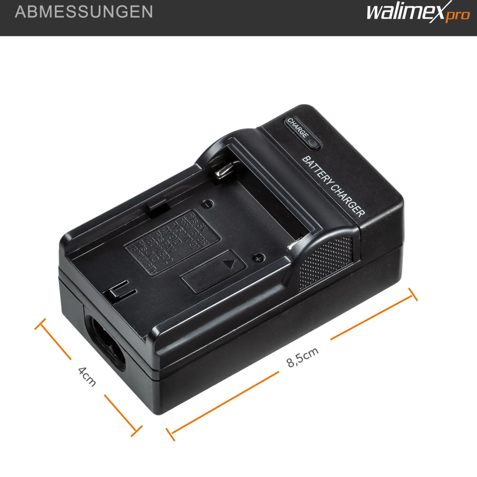 Walimex pro LED Niova 900 Plus DL mit Lampenstativ & 2 NP-F Akkus LED Flächenleuchte 54 W 5600 K DMX Fernbedienung WT-806 256 cm