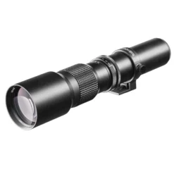 Walimex pro 500/8,0 Linsen Objektiv kompatibel mit Canon R, DSLR-Objektiv für Vollformat und APSC, Teleobjektiv mit eingebauter Irisblende, hochwertiges Kameraobjektiv