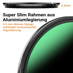 Walimex pro ND2-ND400 Fader Slim Super DMC 82 mm