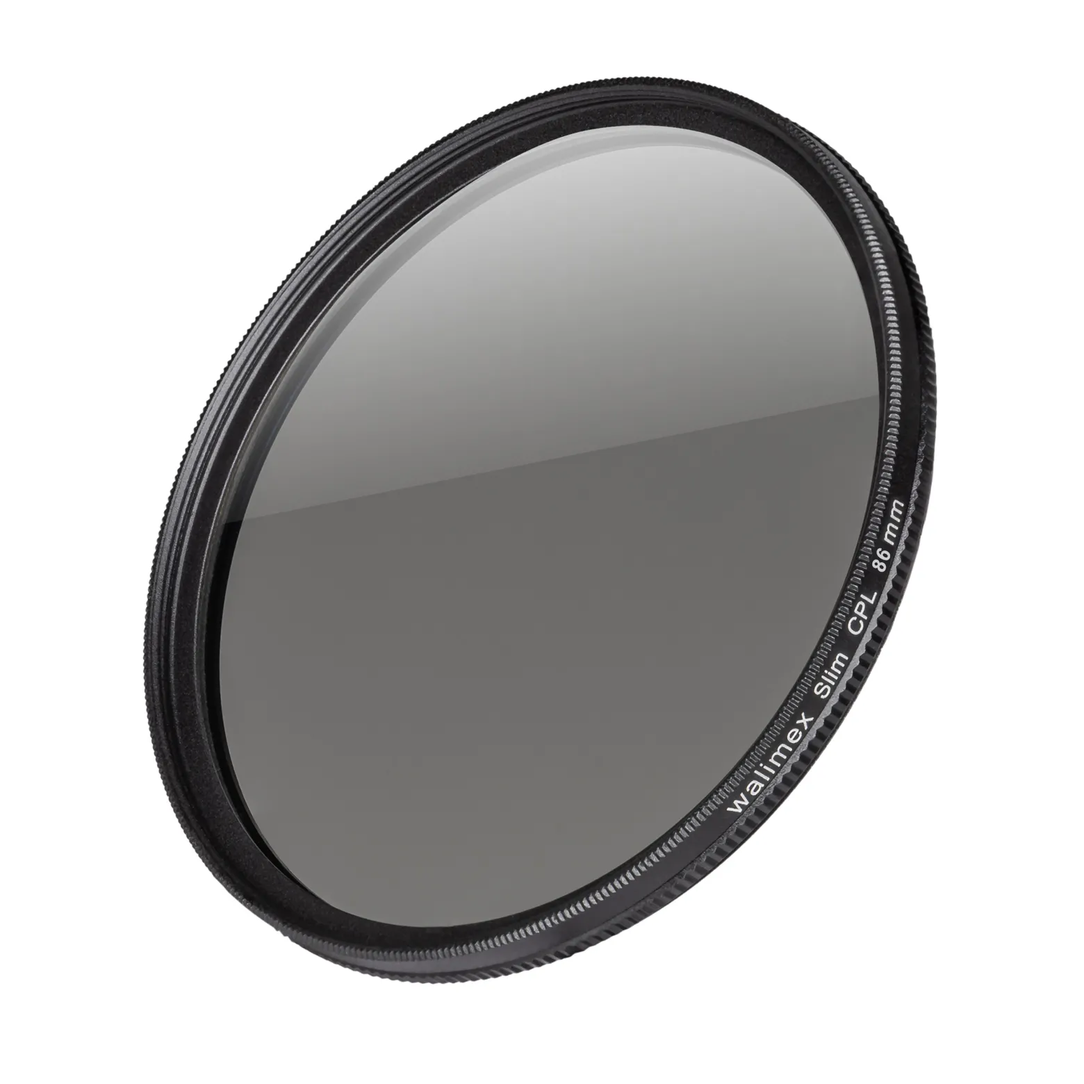 Walimex pro Polfilter zirkular slim 86 mm, Polarisationsfilter inkl. Schutzhülle, CPL Filter mit Metallfassung, Kamera Pol Filter für professionelle Aufnahmen