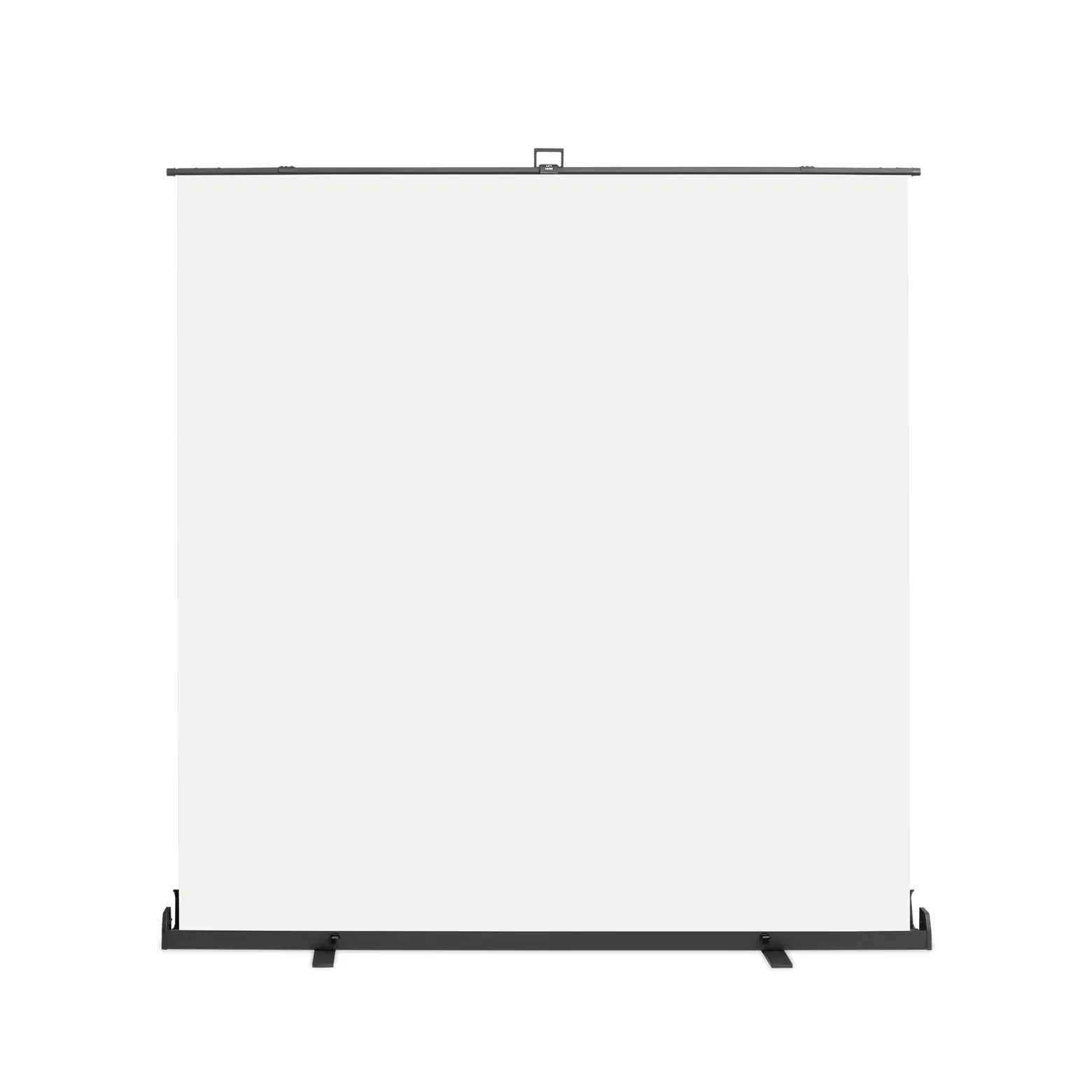 Walimex pro Roll-up Panel Hintergrund weiß 210 x 220 cm, Fotohintergrund mit Transportbox, Hintergrundsystem für Fotostudio, knitterfreie Fotoleinwand ideal für Freistellen und High-Key-Fotografie