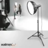 Walimex pro SL Beauty Dish Softbox QA105 Ø 105 cm kompatibel mit Profoto, Lichtformer mit Grid und Diffusoren, Reflektor für Fotografie