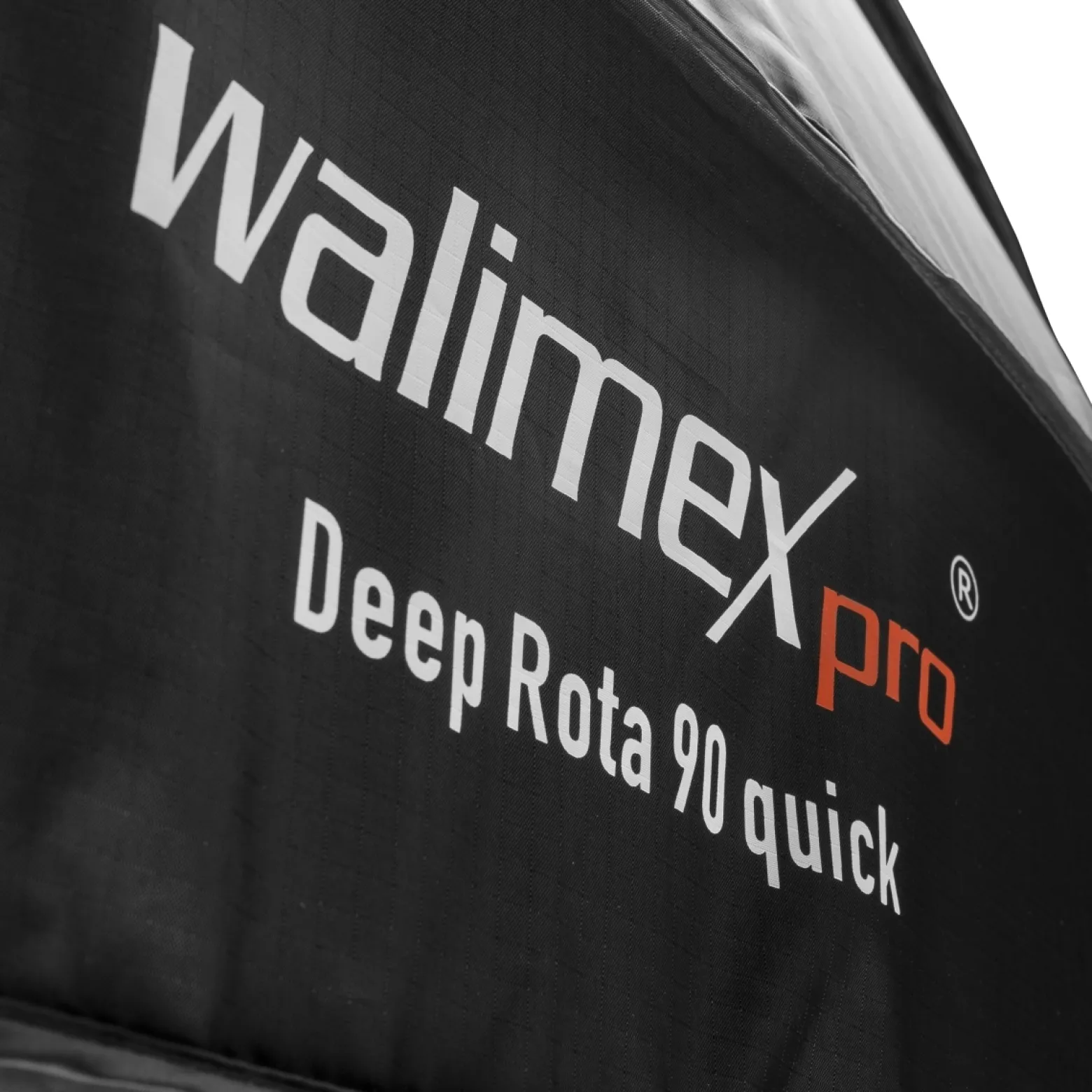 Walimex pro Softbox Studio Line Deep Rota QA90 - 700 x 900 x 900 mm - mit Quick Assemble System, Grid, Diffusoren und Tasche - inkl. Adapters für Aurora/Bowens