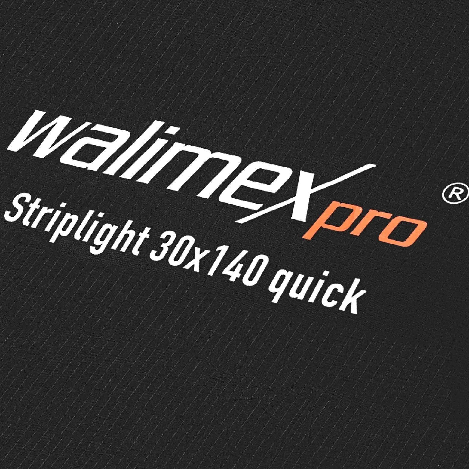 Walimex pro Studio Line Striplight Softbox – Streiflicht, 1400 x 300 x 600 mm - faltbar - mit Quick Assemble System, Grid, Innen- und Außendiffusor, Speedring - für Aufsteckblitz Studioblitz
