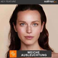 Walimex pro Studio Softbox 80x120cm, um 360° drehbar, einfacher Aufbau dank Schirmfunktion, inkl. Grid, Masken, Bowens Adapter und Transporttasche, ideal für Produkt- und Peoplefotografie