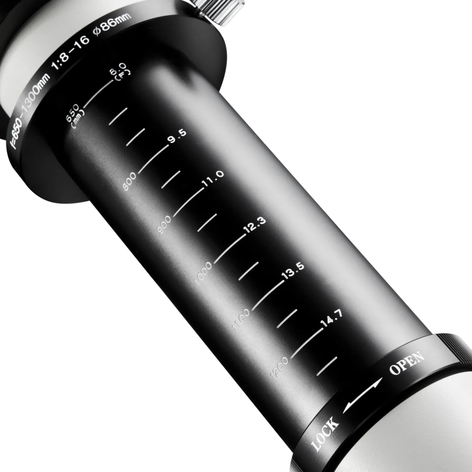 Walimex pro Teleobjektiv 650-1300mm 1:8-16 CSC kompatibel mit Nikon Z – Manueller Fokus, Zoom-Teleobjektiv für Vollformat & APS-C Sensor – Ganzmetallfassung, inkl. Aufbewahrungstasche & Deckeln