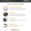 Walimex pro UV-Filter Slim MC 82mm - Schutz vor UV-Strahlen und Verschmutzung, Hochwertige Mehrschichtvergütung, mit äußerst dünner, gering auftragender Metallfassung, Inkl. Schutzhülle