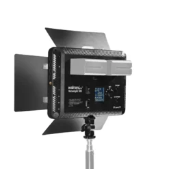 Walimex pro 2x LED 500 Versalight Bi Color Flächenleuchte inkl. 2x Lampenstativ, leistungsstarke Videoleuchte 32 W, Studioleuchte mit Fernbedienung, vollwertige Studio-Beleuchtung
