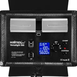 Walimex pro 2x LED 500 Versalight Bi Color Flächenleuchte inkl. 2x Lampenstativ, leistungsstarke Videoleuchte 32 W, Studioleuchte mit Fernbedienung, vollwertige Studio-Beleuchtung