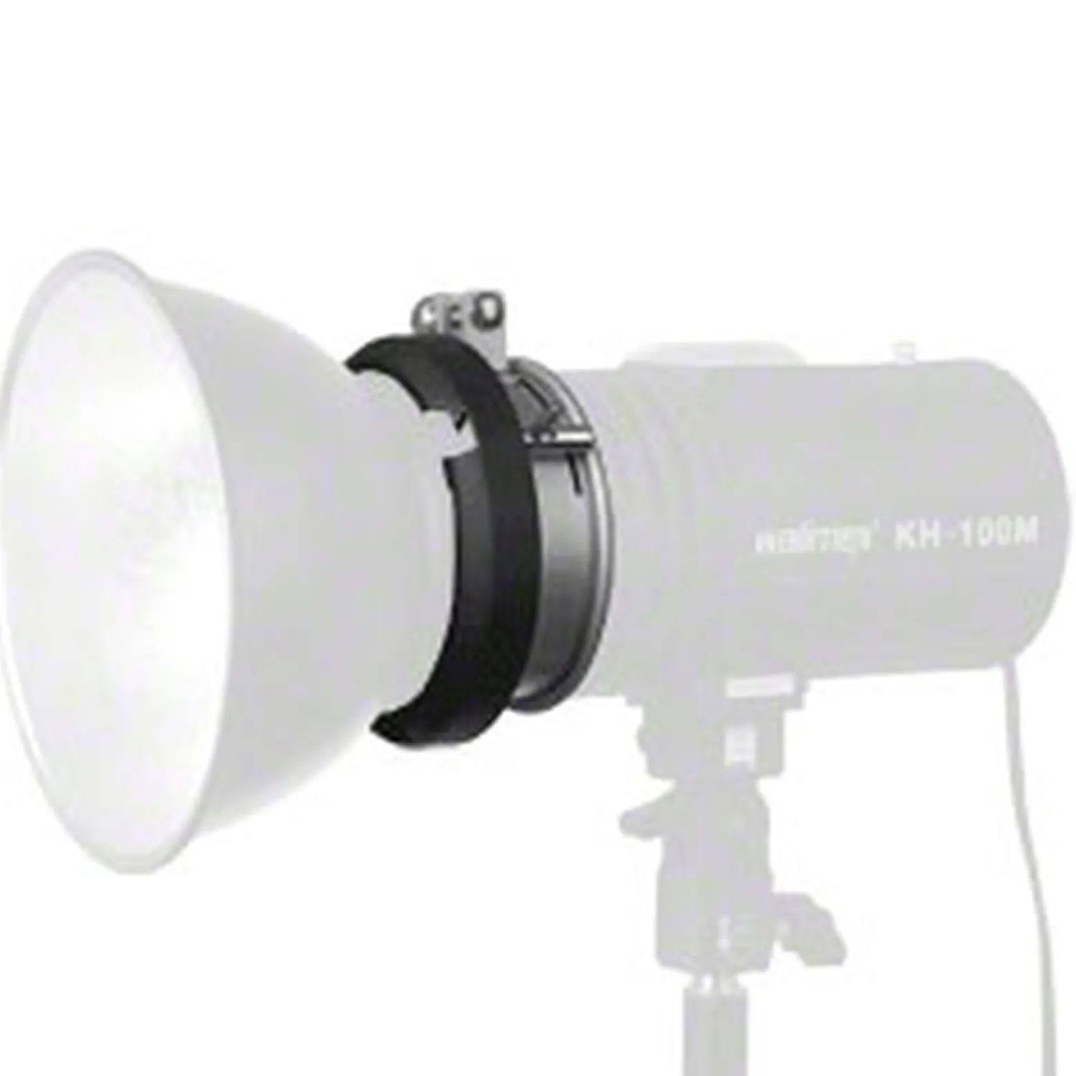 Walimex S-Bajonett-Adapter für Studioblitze mit Ø 9,5cm - 125 x 125 x 50 mm - kompatibel mit Serie VC, Serie RD, Serie M, Bowens, Aurora, Rimelite - mit Verriegelungshebel und Schelle