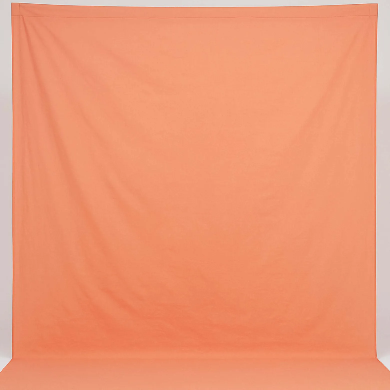 Walimex Stoffhintergrund Lachs/Orange 2,85 x 6 m Stoffstärke ca. 140 g/m², Fotohintergrund aus Baumwolle, waschbar für Atelier und Studio