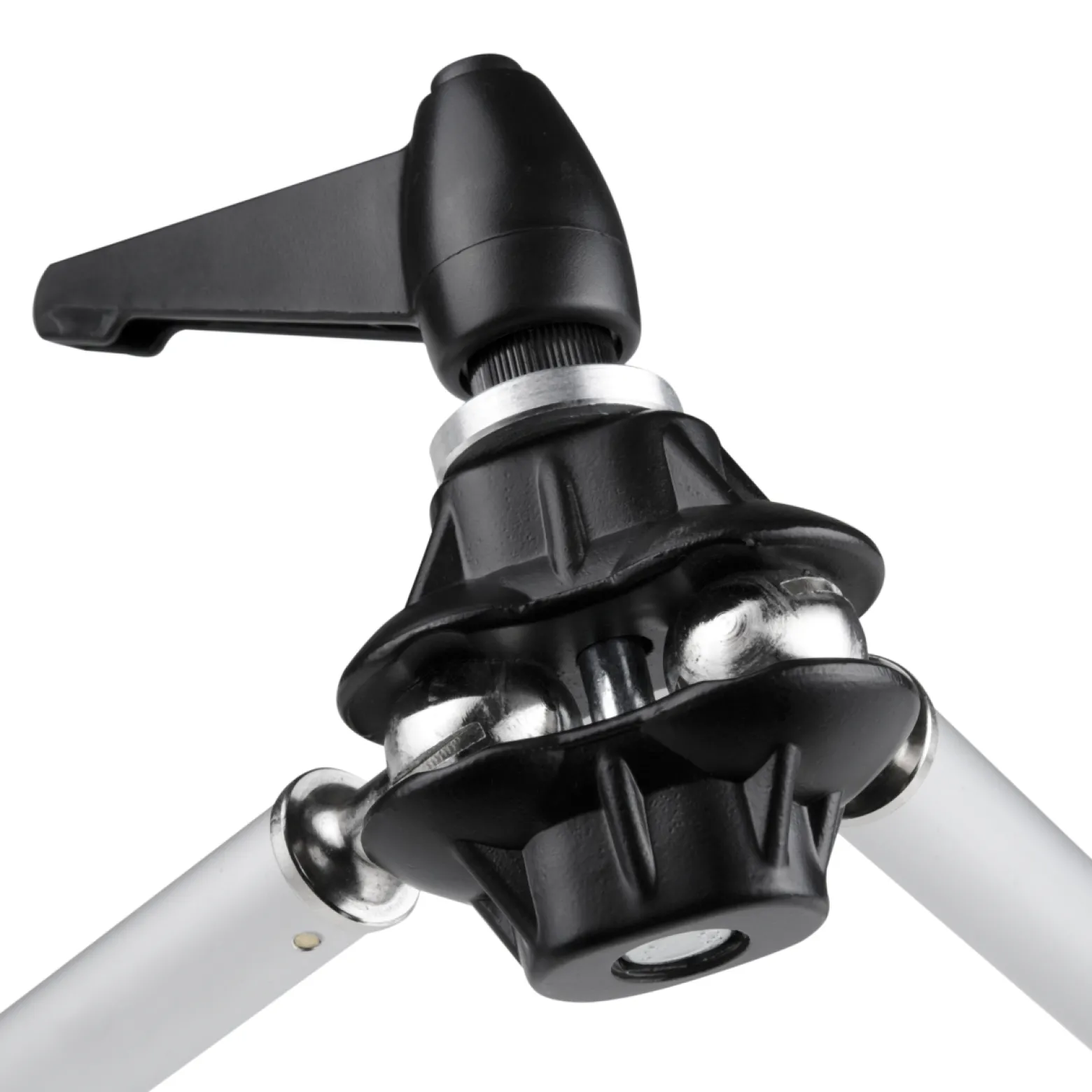 Walimex Universal Gelenkarm mit Superklemmen belastbar bis 2 kg, 3 Segmente mit Metallkugelgelenken, 360° drehbar, 5/8 Zoll Doppelspigot mit 1/4 und 3/8 Zoll Gewinde