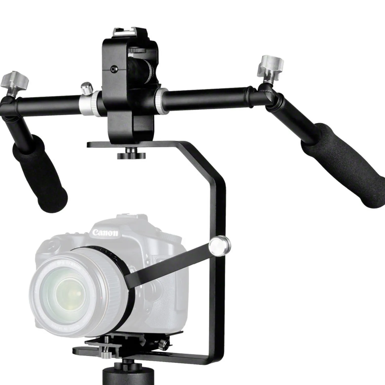 Walimex Videostativ CamFloPod für DSLR bis 3 kg Schwebestativ mit Gimbal Technik für ruhige Videoaufnahmen