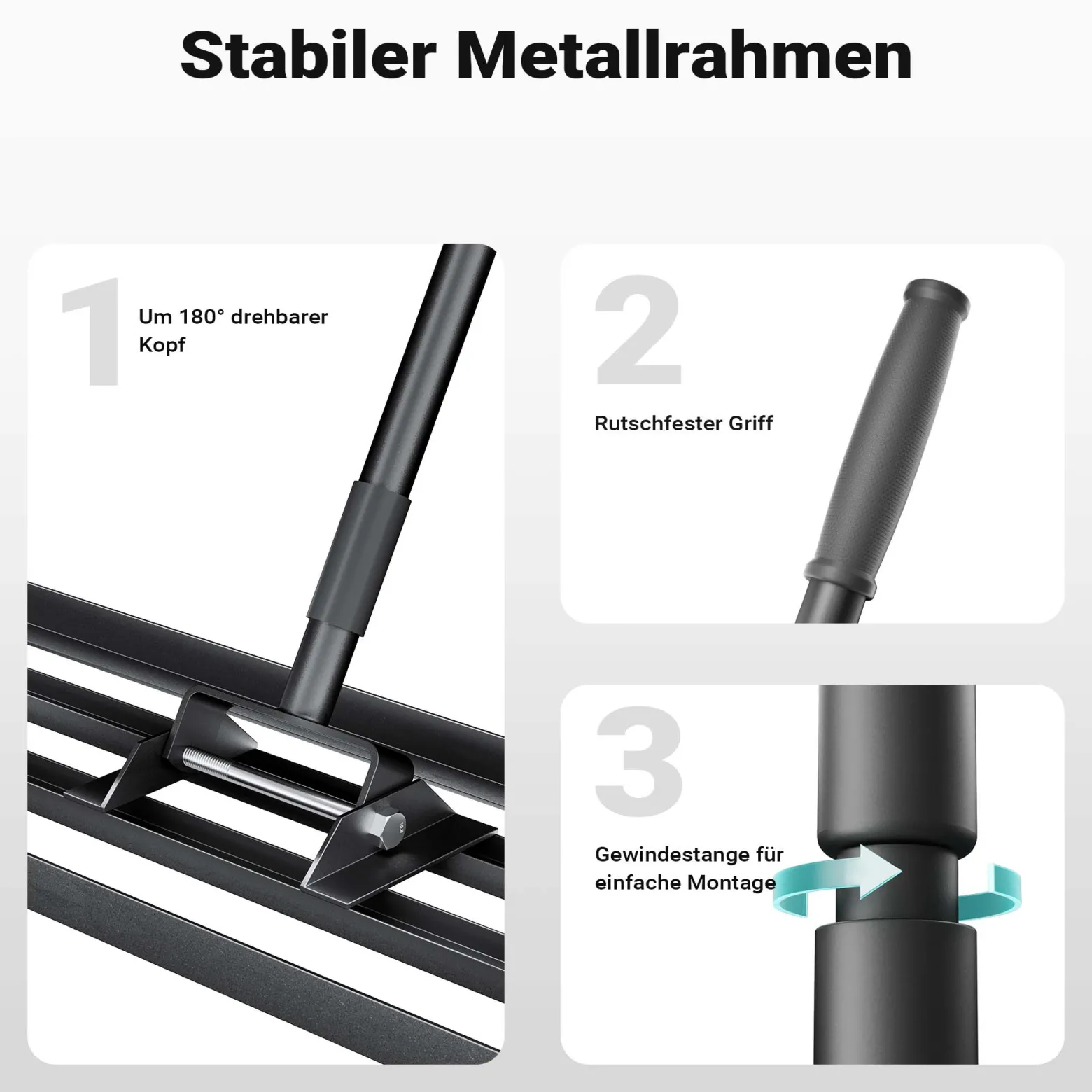 Wiltec Aluminium Rasenrakel 76 x 25,4 cm Mit 2 m Stiel, Unebenheiten Ausgleichen, Leveler Gartengerät Zum Sanden