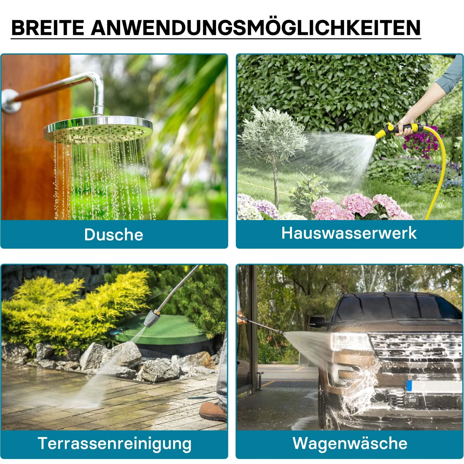 Wiltec Ausdehnungsgefäß 24 Liter, Membrankessel für Hauswasserwerke und Druckerhöhungsanlagen mit EPDM Membran