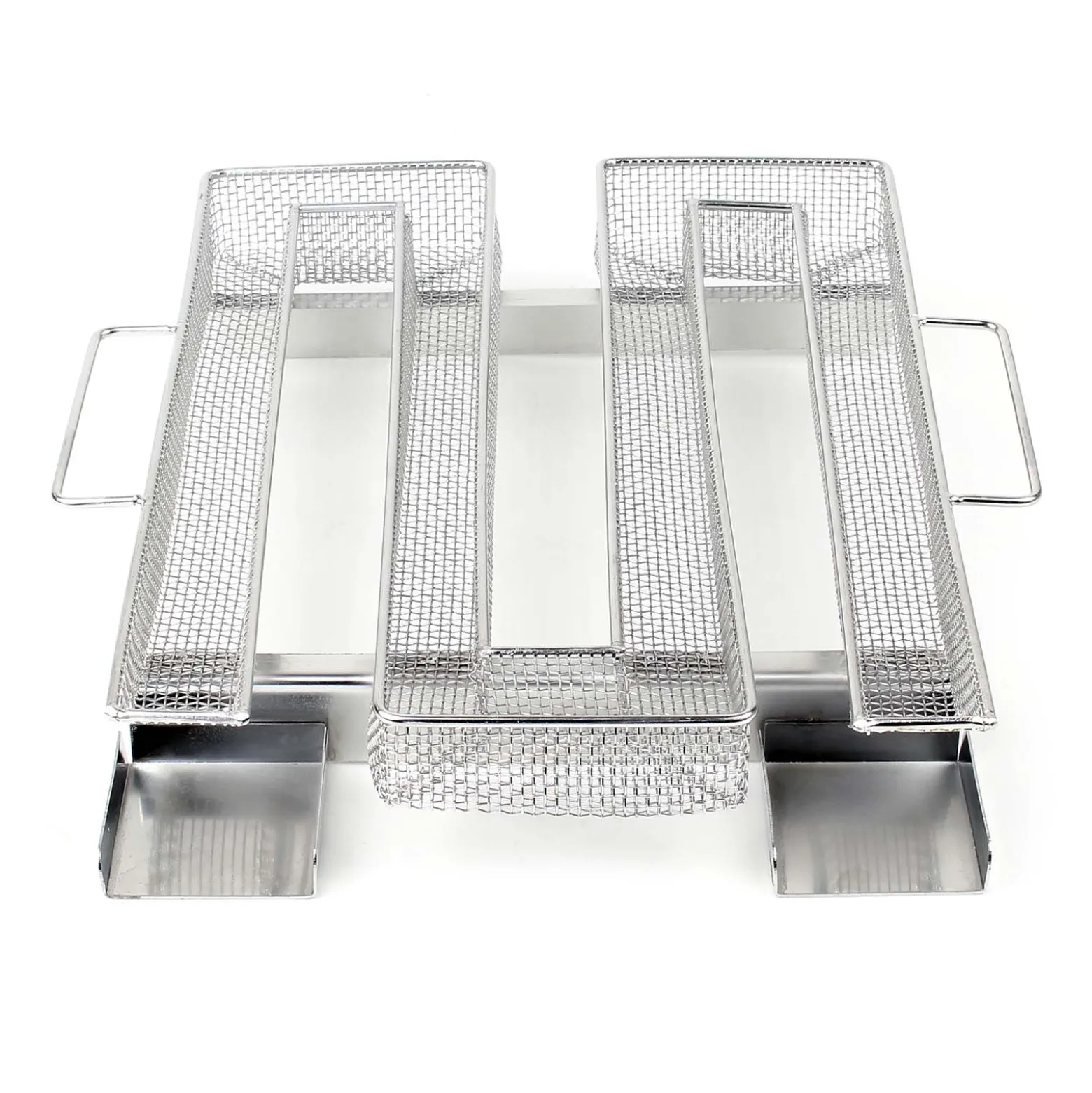 Wiltec BBQ Sparbrand 22x20,5x4,5cm Kaltrauchgenerator aus Edelstahl Brennzeit bis zu 8 h, Kaltraucherzeuger zum Kalträuchern Smoker