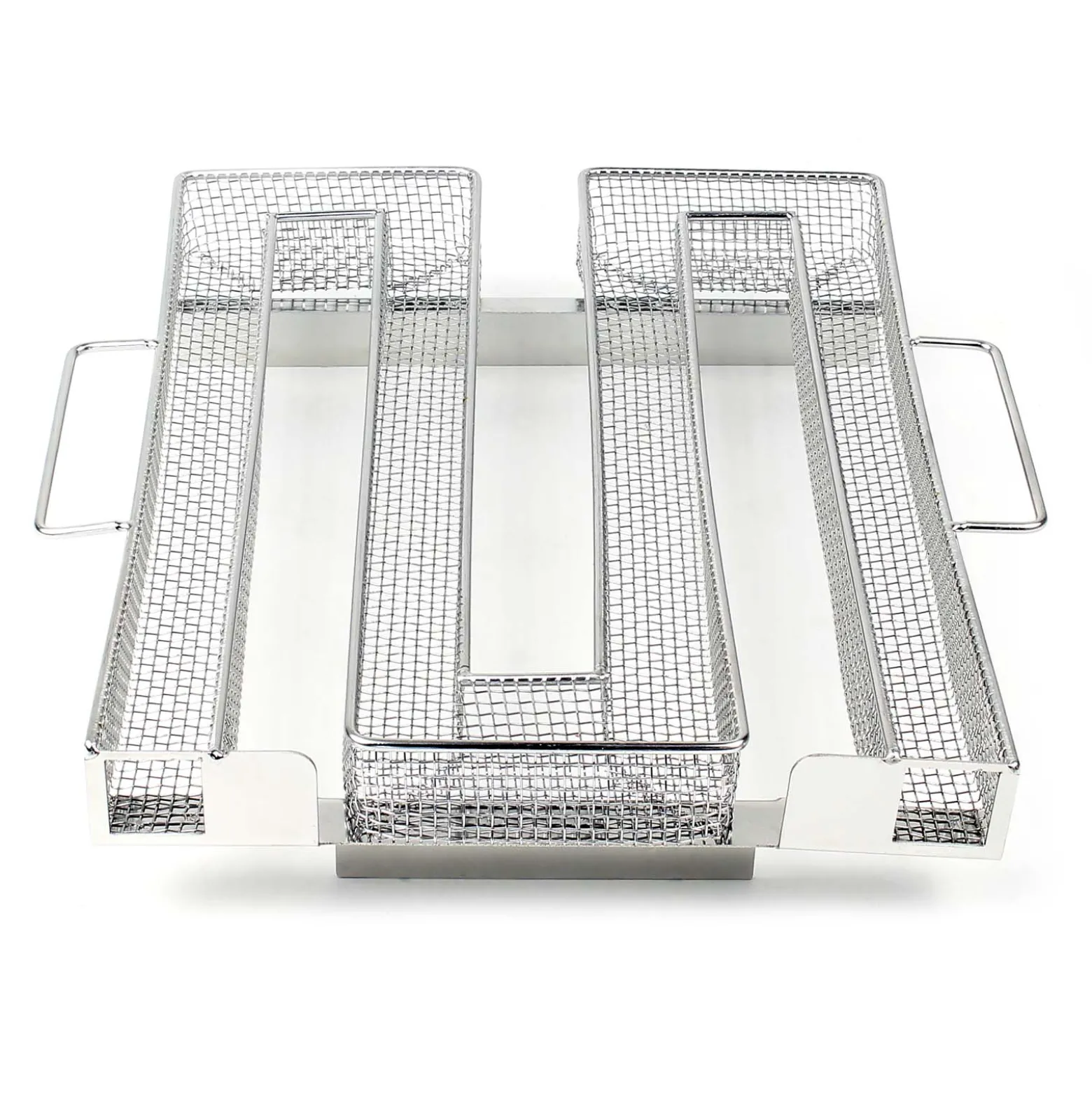 Wiltec BBQ Sparbrand 22,5x22,5x5cm Kaltrauchgenerator aus Edelstahl Brennzeit bis zu 8 h, Kaltraucherzeuger zum Kalträuchern Smoker