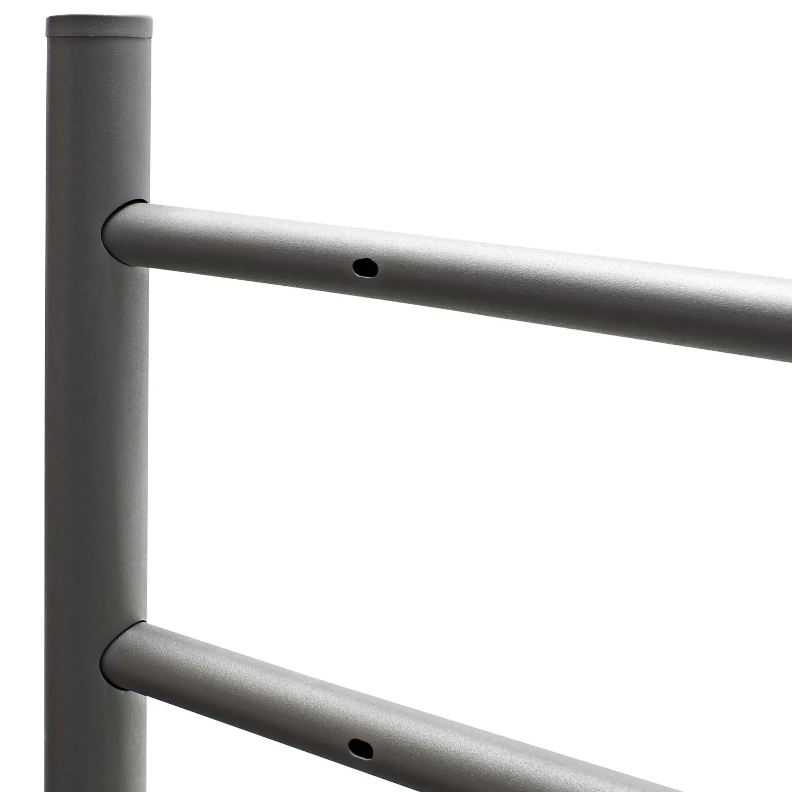 Wiltec Briefkasten Ständer 2-fach Anthrazit 1200 x 1000 mm, Doppel Standfuß für Postkasten Briefkästen Mailbox, Briefkastenständer aus Stahl für Standbriefkasten
