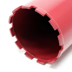 Wiltec Diamantbohrkrone ⌀200 mm 1 ¼ UNC 400 mm für Kernbohrgeräte, Kernbohrkrone aus Sintermetall, Nassbohrkrone, Trockenbohrkrone