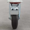 Wiltec Doppelstopp-Lenkrolle Ø125mm bis 100kg Tragkraft mit Gummirad und Feststellbremse leiser Lauf, Transportrolle Möbelrolle Laufrolle Möbel-Lenkrolle