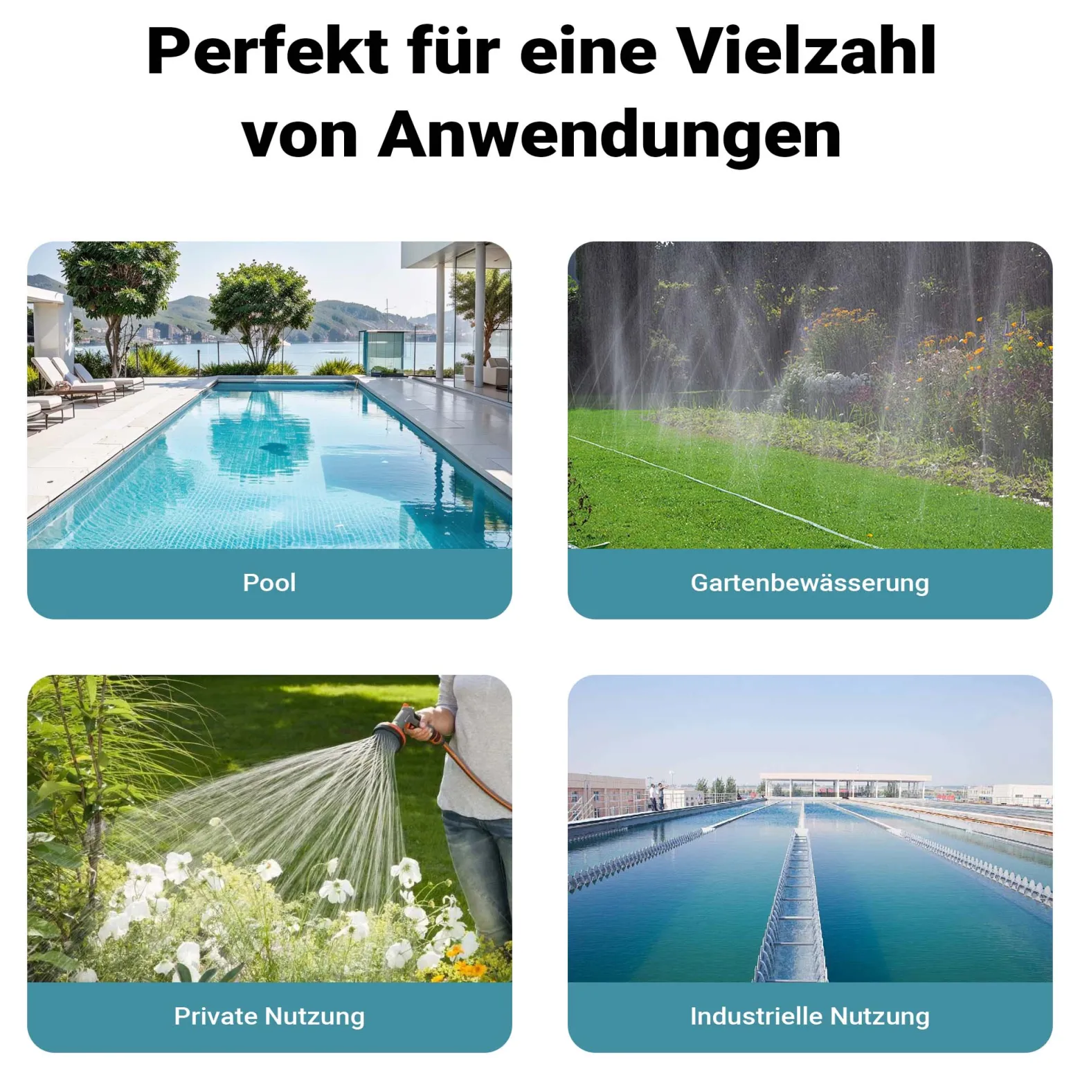 Wiltec Druckschalter mit Kabel EPC-2 230V bis 10 bar, Druckwächter mit Trockenlaufschutz für Hauswasserwerke und Pumpen, zuverlässige Pumpensteuerung