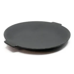 Wiltec Dutch Oven Grillplatte rund Ø44cm Höhe 35cm, Grillaufsatz mit 3 Beinen, Gusseisen mit Antihafteffekt