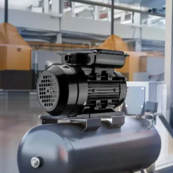 Wiltec Elektromotor 1-phasig, Elektro Motor 4-polig 0,75 kW, Einphasen Wechselstrommotor 1400 U/min, Induktionsmotor Aluminium, kompakter Motor