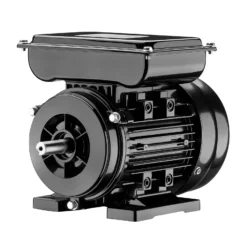 Wiltec Elektromotor 1-phasig, Elektro Motor 4-polig 0,55 kW, Einphasen Wechselstrommotor 1400 U/min, Induktionsmotor Aluminium, kompakter Motor