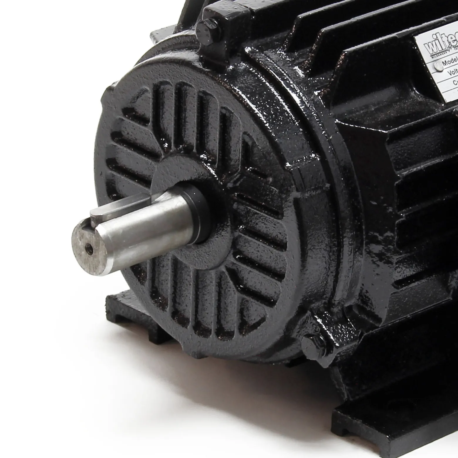 Wiltec Elektromotor 400 V 1,5 kW (2 PS) 3-phasig 2-polig E-Motor in Bauform B3 2830 U/min mit Aluminiumwicklung, Drehstrommotor